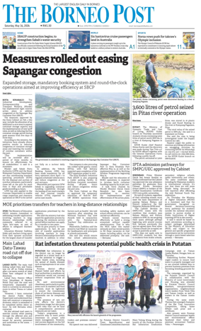 Cover of The Borneo Post (Sabah)
