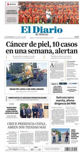 Cover of El Diario de Delicias
