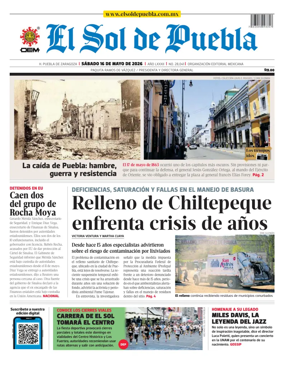 Cover of El Sol de Puebla