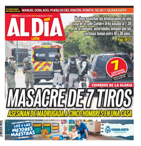 Cover of Periodico Al Dia (Leon)