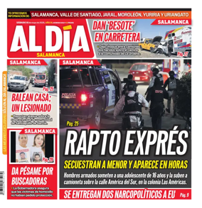 Cover of Periodico Al Dia (Salamanca)