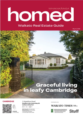 Cover of Homed Waikato Region