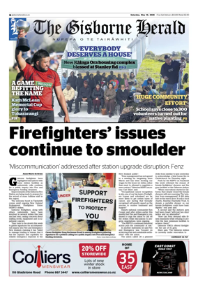 Cover of The Gisborne Herald (Saturday edition)