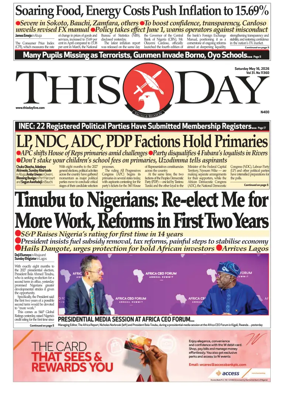 Cover of THISDAY