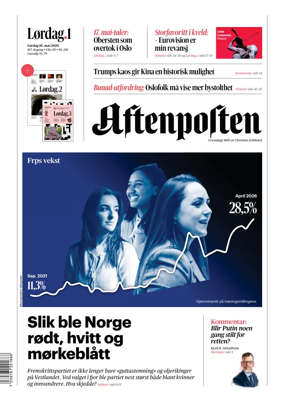 Cover of Aftenposten