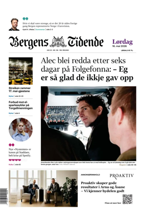 Cover of Bergens Tidende
