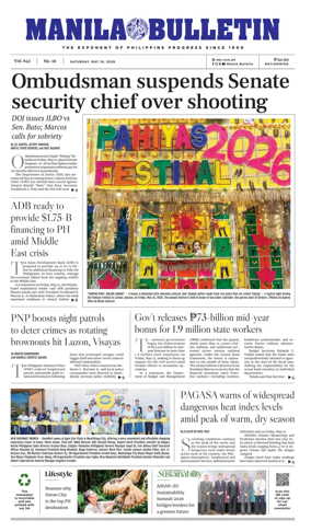 Cover of Manila Bulletin
