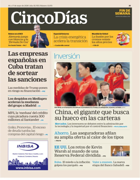 Cover of Cinco Dias