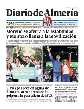 Cover of Diario de Almeria