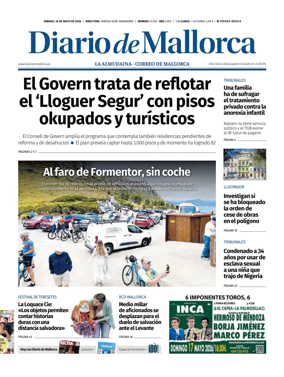 Cover of Diario de Mallorca