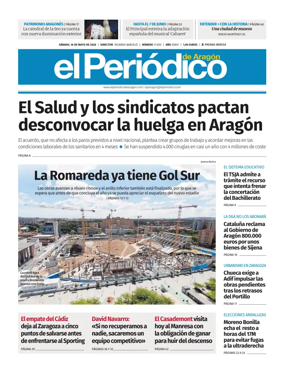 Cover of El Periodico Aragon