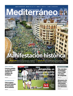 Cover of El Periodico Mediterraneo