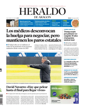 Cover of Heraldo de Aragon