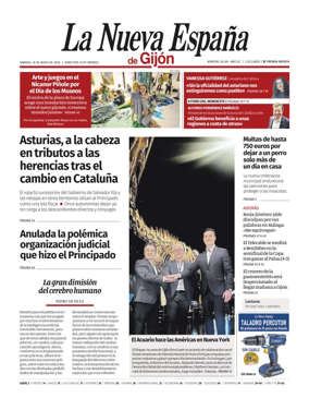 Cover of La Nueva Espana (Gijon)