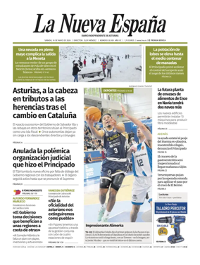 Cover of La Nueva Espana (Occidente)