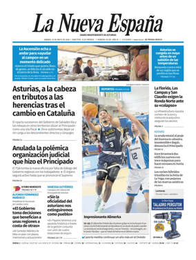 Cover of La Nueva Espana (Oviedo)