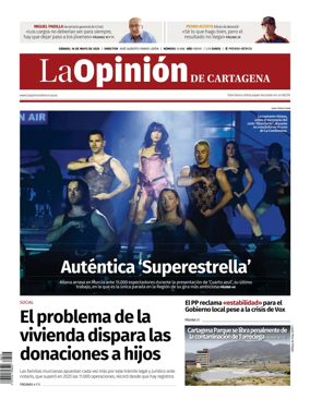 Cover of La Opinion de Murcia (Cartagena)