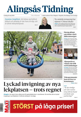 Cover of Alingsas Tidning