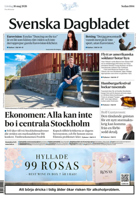 Cover of Svenska Dagbladet