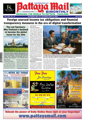 Cover of Pattaya Mail