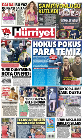 Cover of Hurriyet