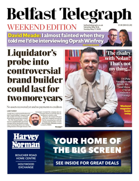Cover of Belfast Telegraph