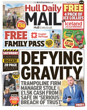 Cover of Hull Daily Mail