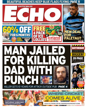 Cover of South Wales Echo