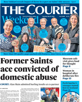 Cover of The Courier & Advertiser (Perth and Perthshire Edition)
