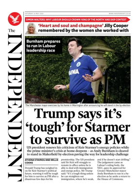 Cover of The Independent