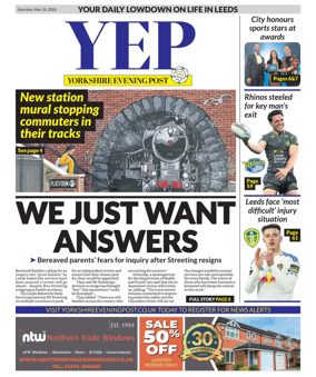 Cover of Yorkshire Evening Post