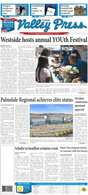 Cover of Antelope Valley Press