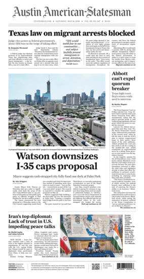 Cover of Austin American-Statesman