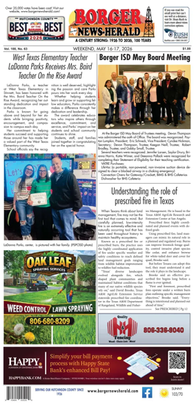 Cover of Borger News-Herald