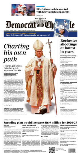 Cover of Democrat and Chronicle