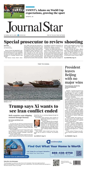 Cover of Journal Star (Peoria)