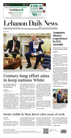 Cover of Lebanon Daily News