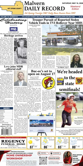 Cover of Malvern Daily Record