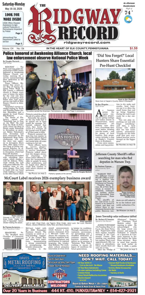 Cover of Ridgway Record