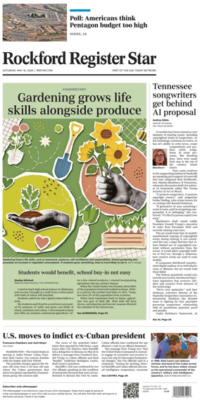 Cover of Rockford Register Star