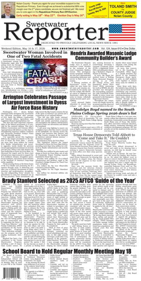 Cover of Sweetwater Reporter