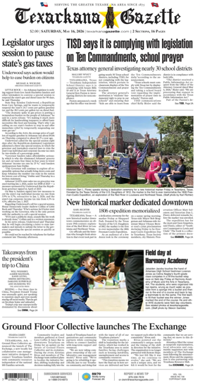 Cover of Texarkana Gazette