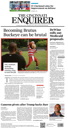 Cover of The Cincinnati Enquirer