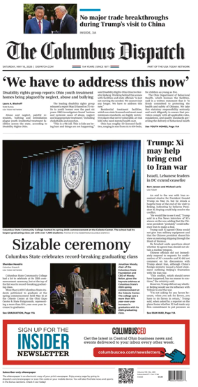 Cover of The Columbus Dispatch