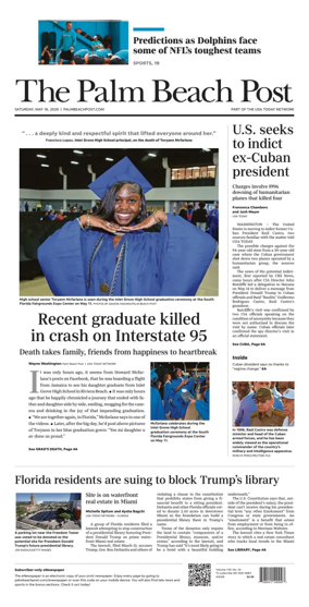 Cover of The Palm Beach Post