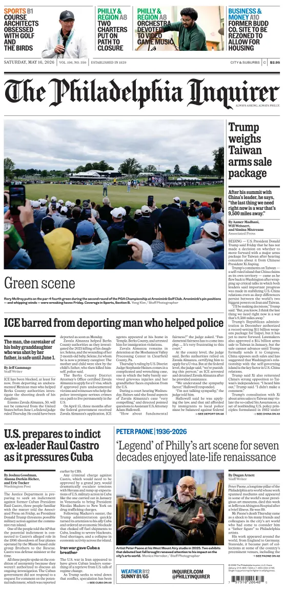 Cover of The Philadelphia Inquirer (South Jersey edition)