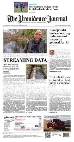 Cover of The Providence Journal