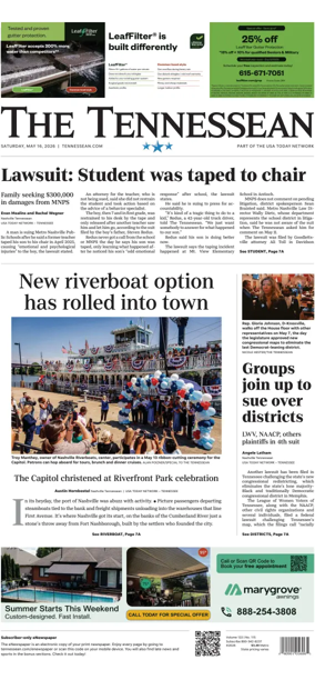 Cover of The Tennessean