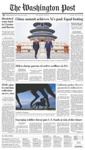 Cover of The Washington Post