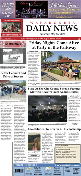 Cover of Wapakoneta Daily News